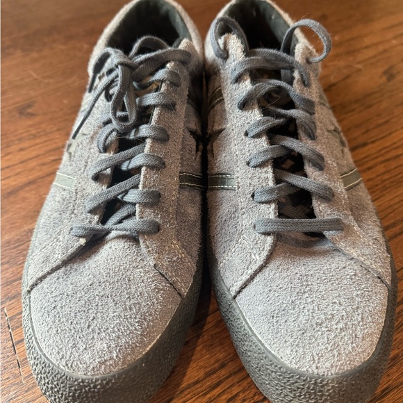 Converse Charcoal Suede Men's Sneakers - Picture 3 of 8